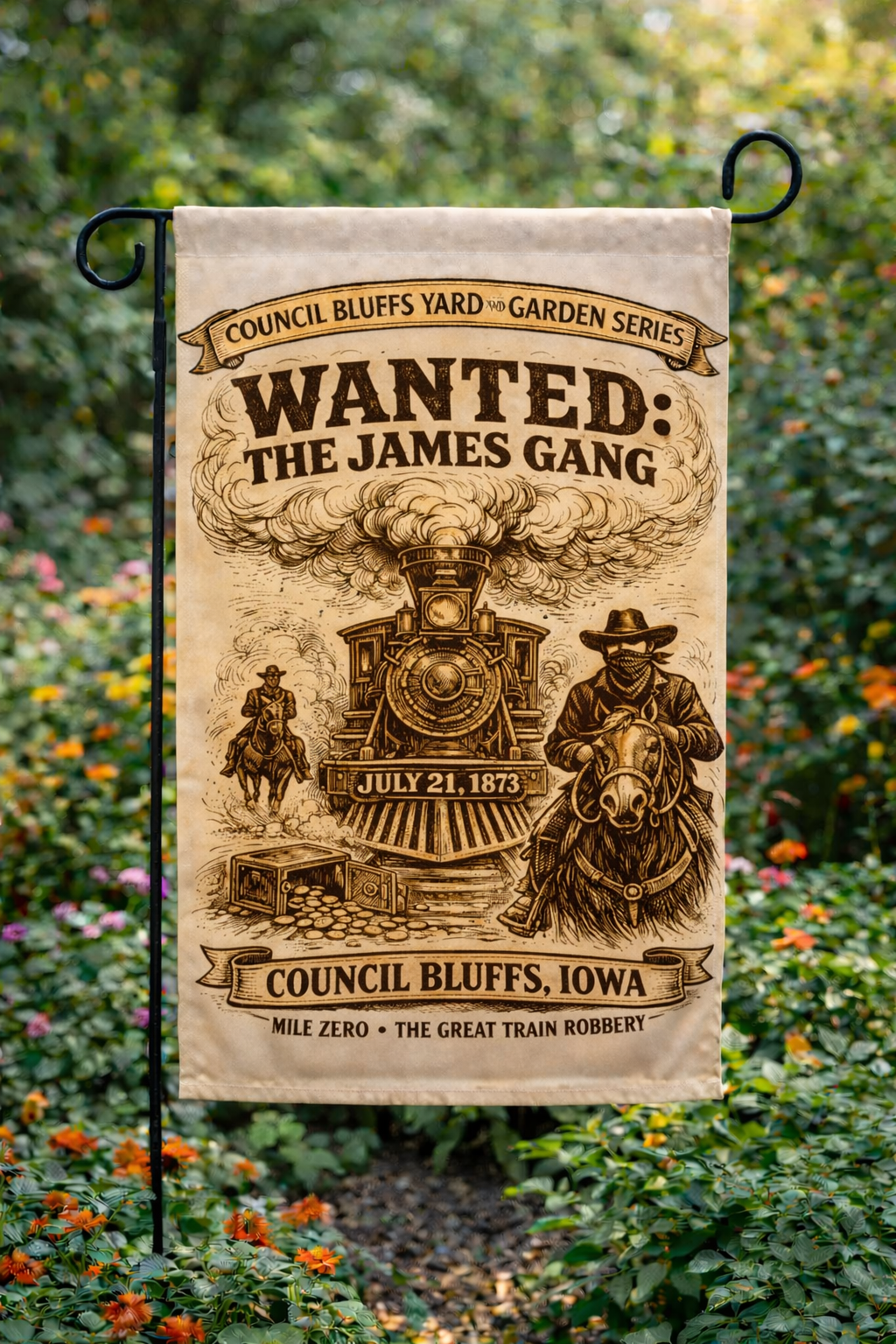 Wanted the James Gang Yard and Garden Flag