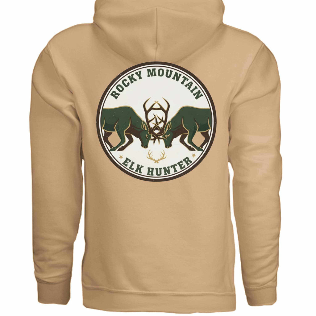 Old Gold - BACK Elk Hunter LS T-Shirt