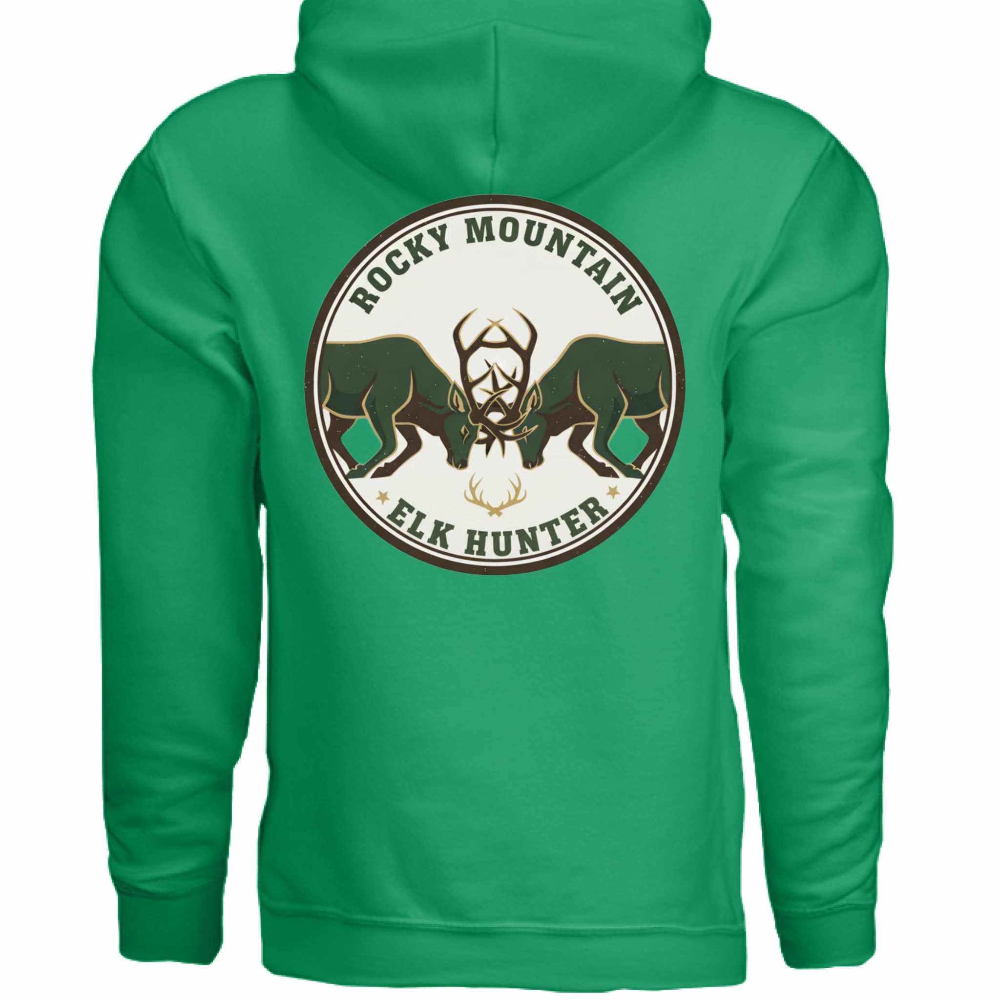 IRISH GREEN - BACK Elk Hunter LS T-Shirt