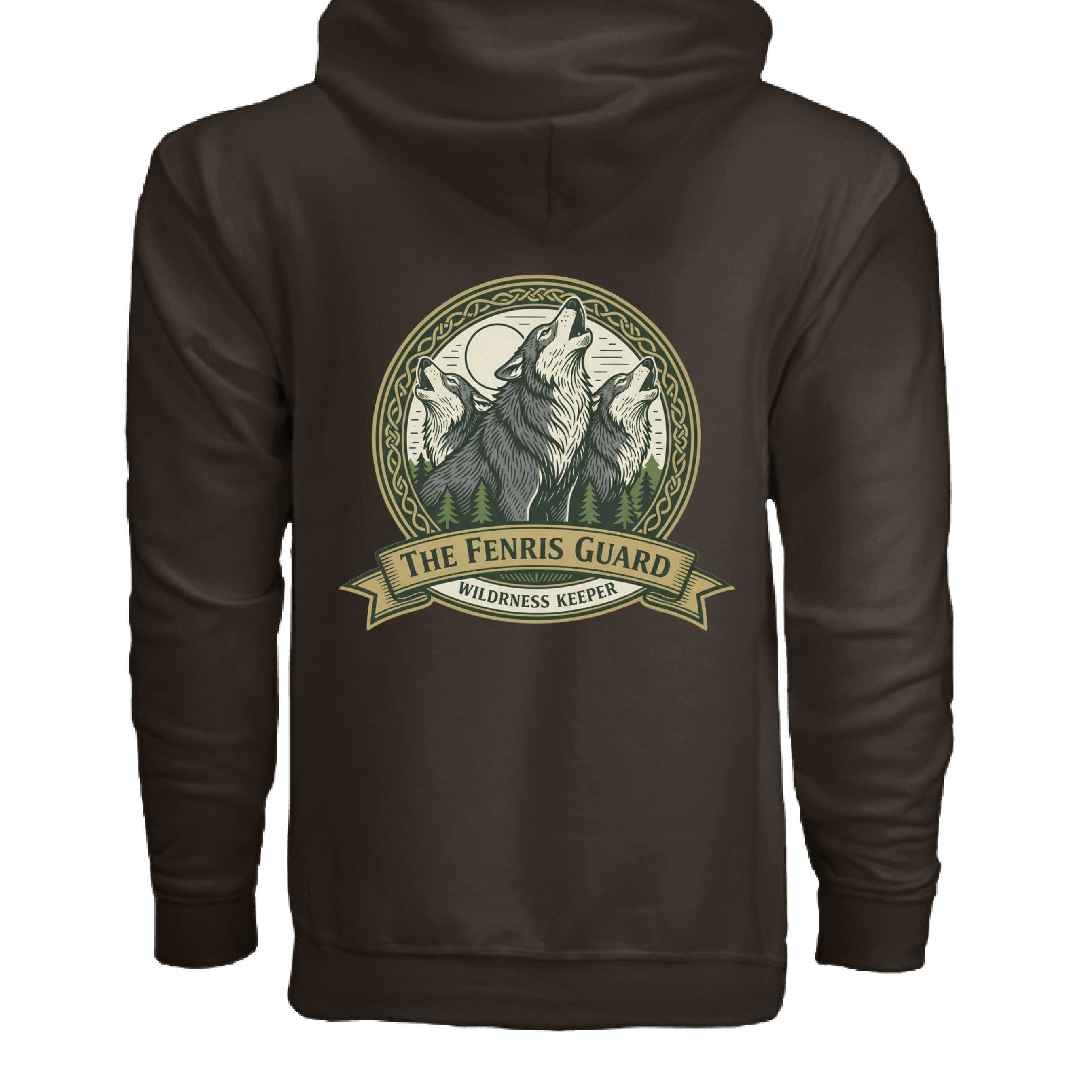 DARK CHOCOLATE - BACK Gildan G186 Adult Heavy Blend