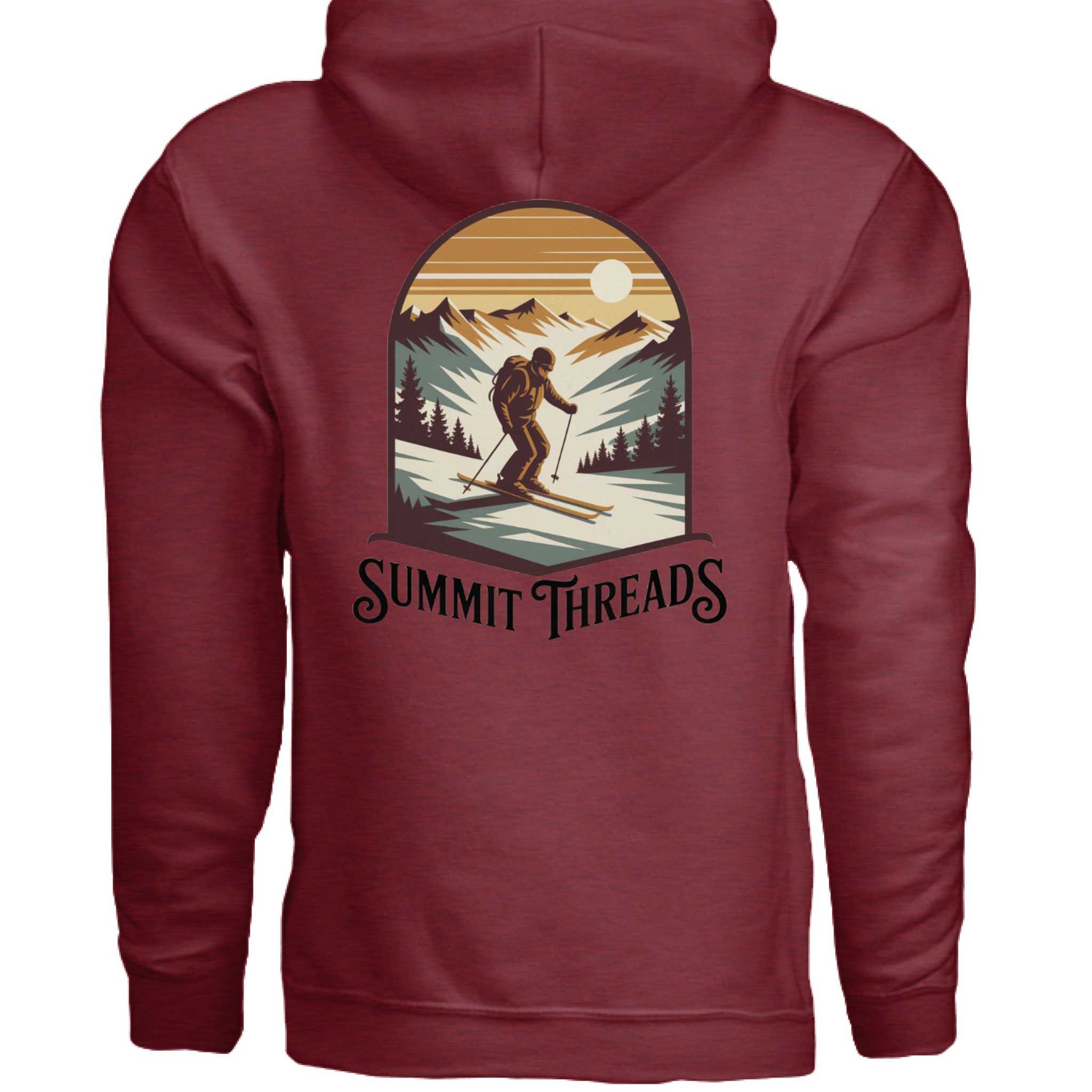 ANTIQUE CHERRY RED - BACK Gildan G185 Hood