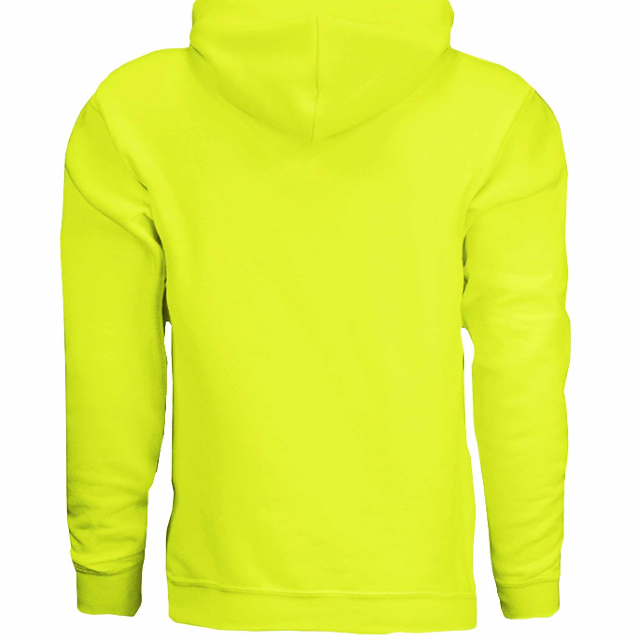 SAFETY GREEN - BACK Gildan G185 Adult Heavy Blend