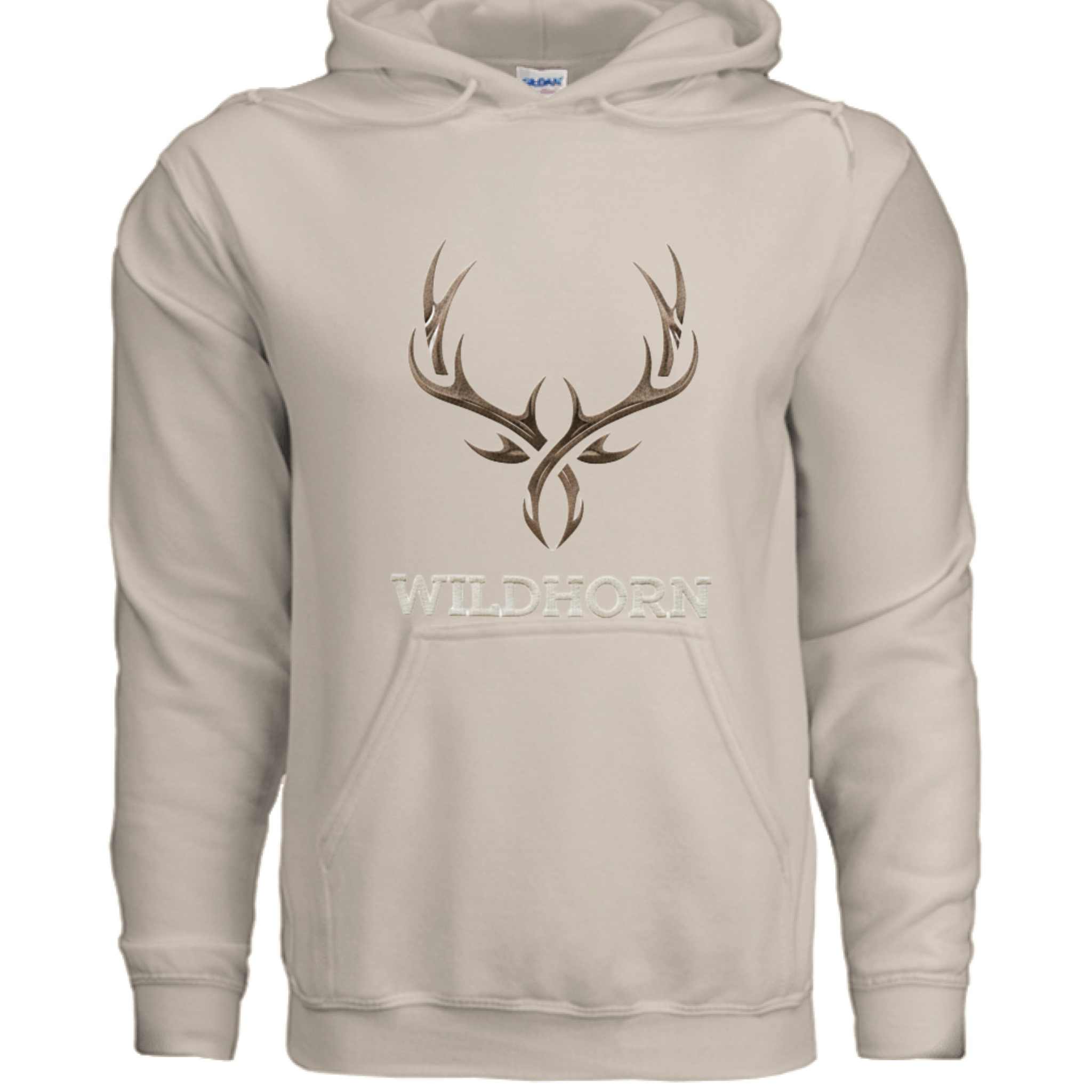 SAND - FRONT Gildan G185 Adult Heavy Blend