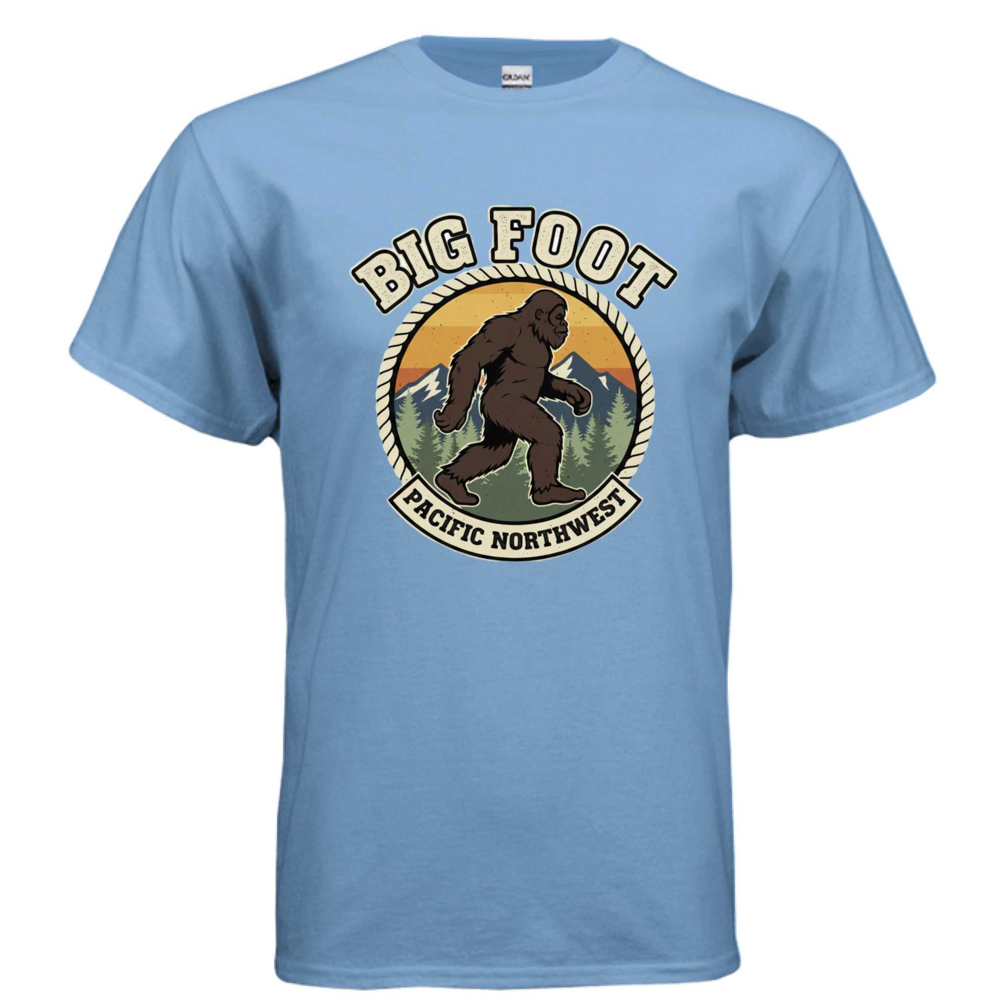 CAROLINA BLUE - FRONT Gildan G500 Adult T-Shirt
