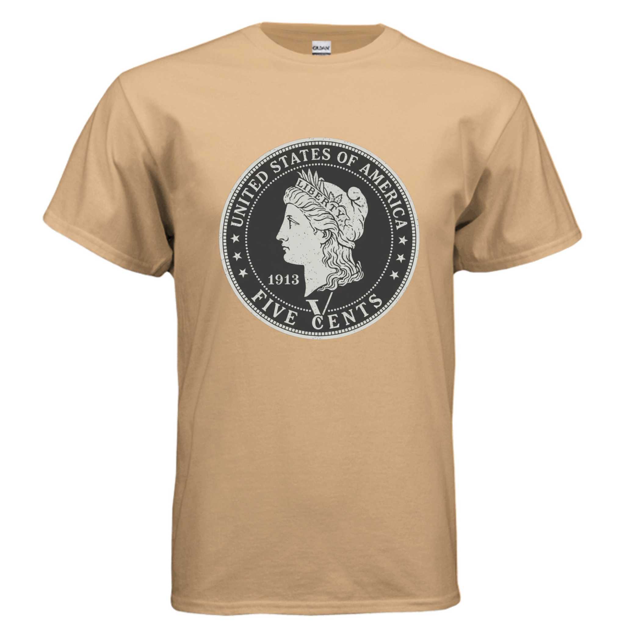 OLD GOLD - FRONT Gildan G500 Adult T-Shirt