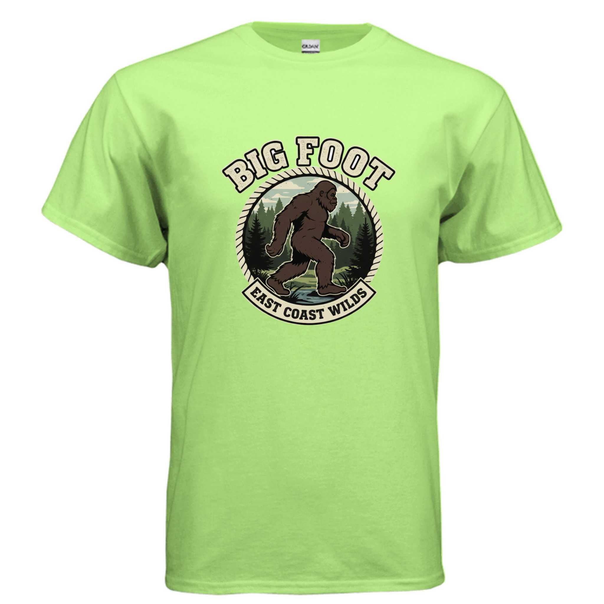 NEON GREEN - FRONT Gildan G500 Adult T-Shirt