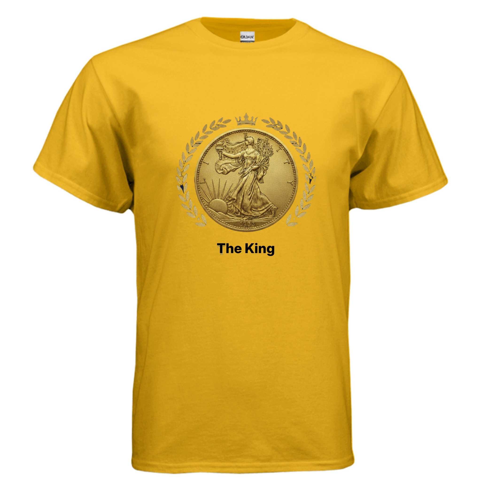 GOLD - FRONT Gildan G500 Adult T-Shirt