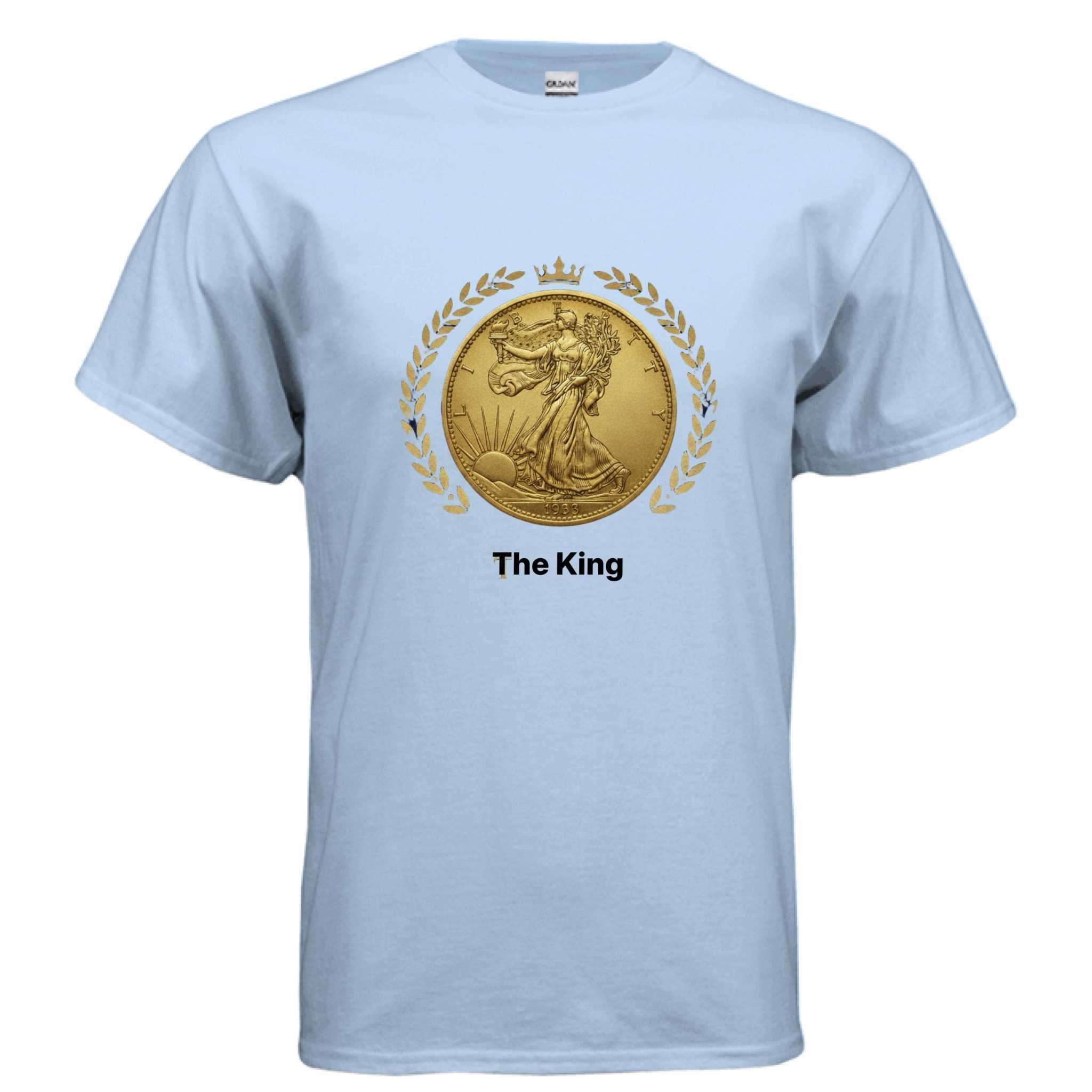 LIGHT BLUE - FRONT Gildan G500 Adult T-Shirt