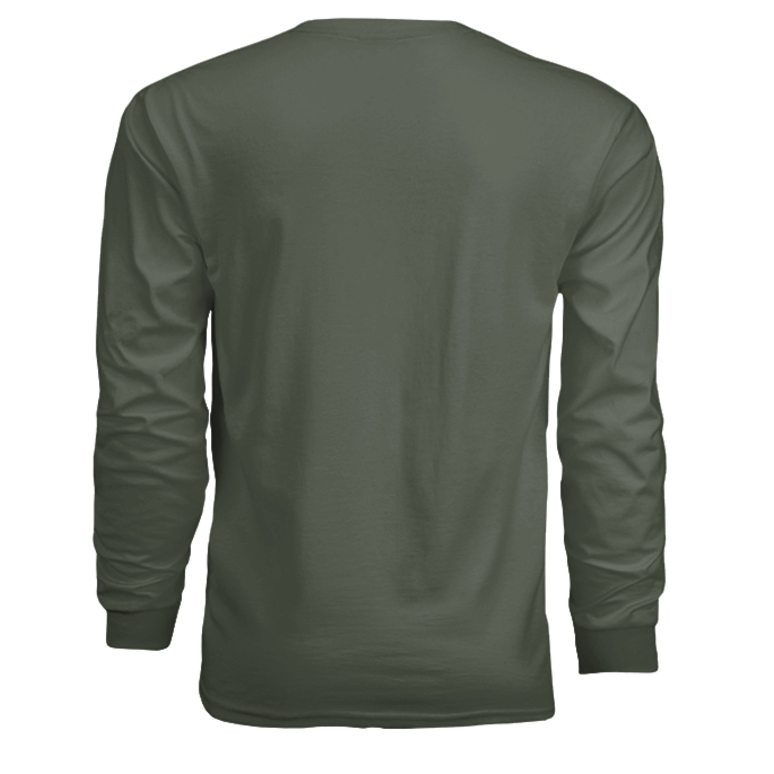 MILITARY GREEN - BACK Gildan G240 Adult Ultra Cotton