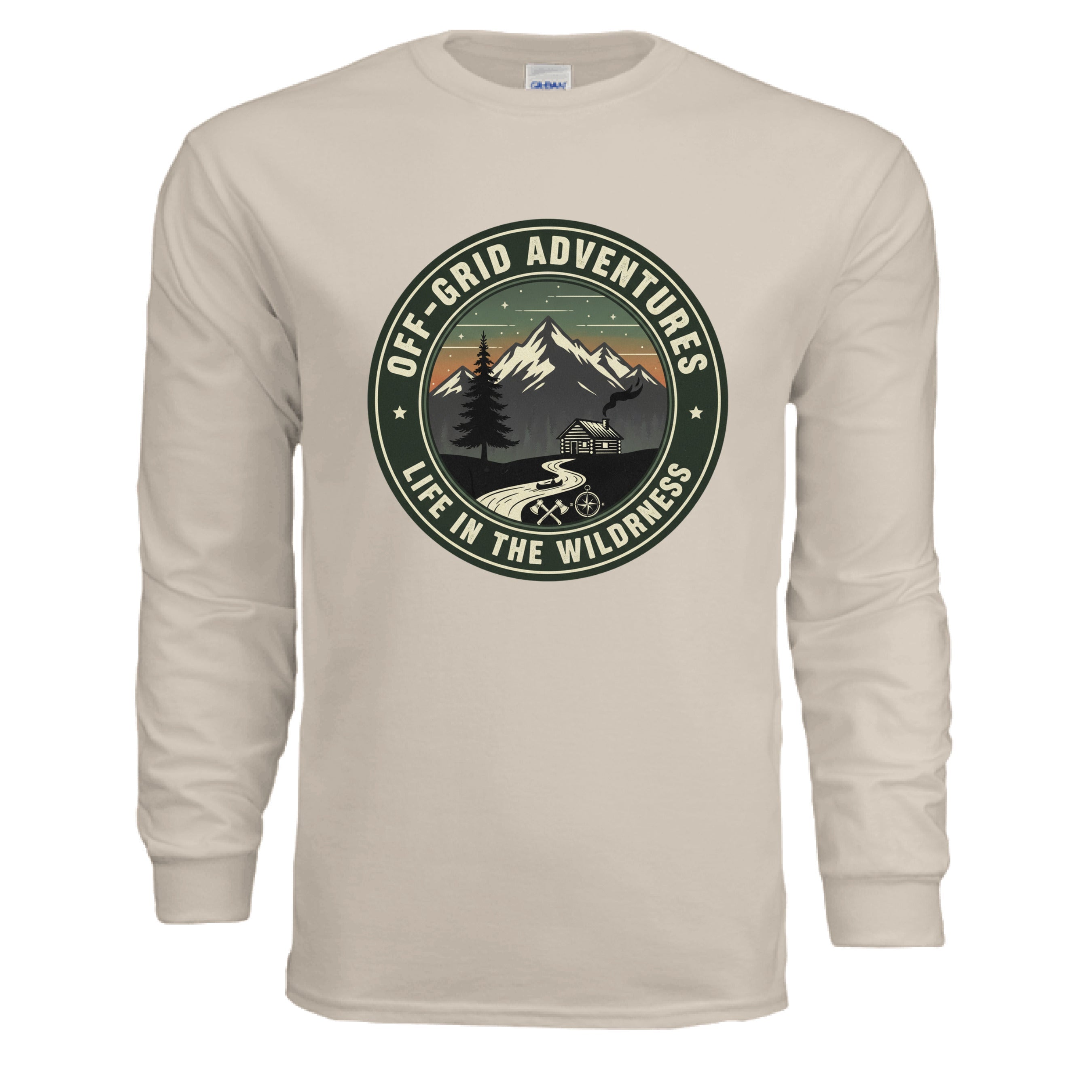 SAND - FRONT Gildan G240 Adult Ultra Cotton