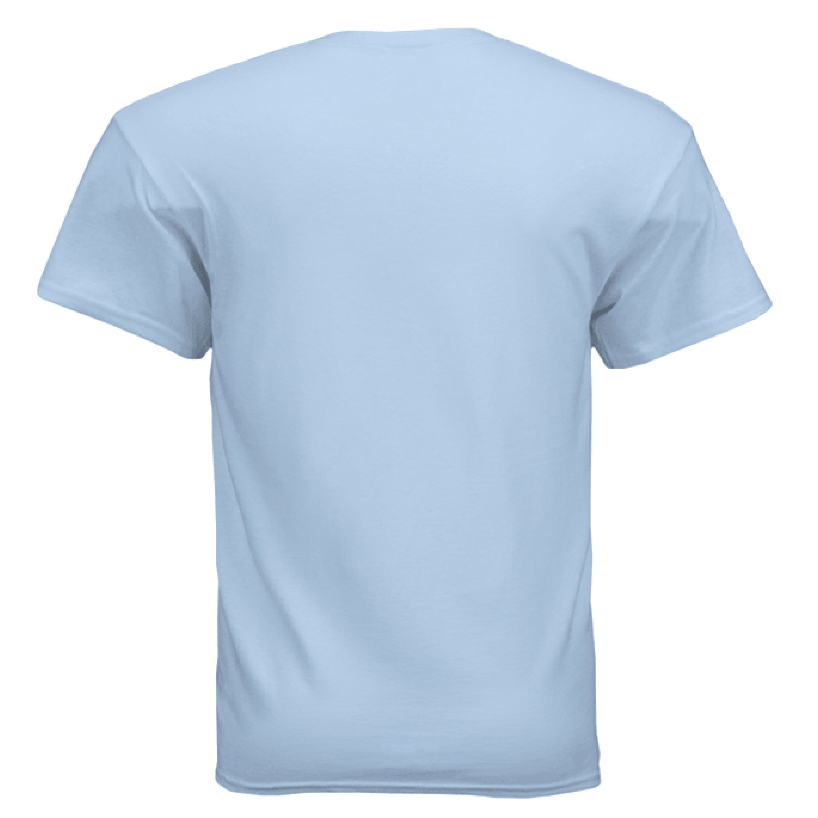 LIGHT BLUE - BACK Gildan G500 Adult 5.3 oz. T-Shirt