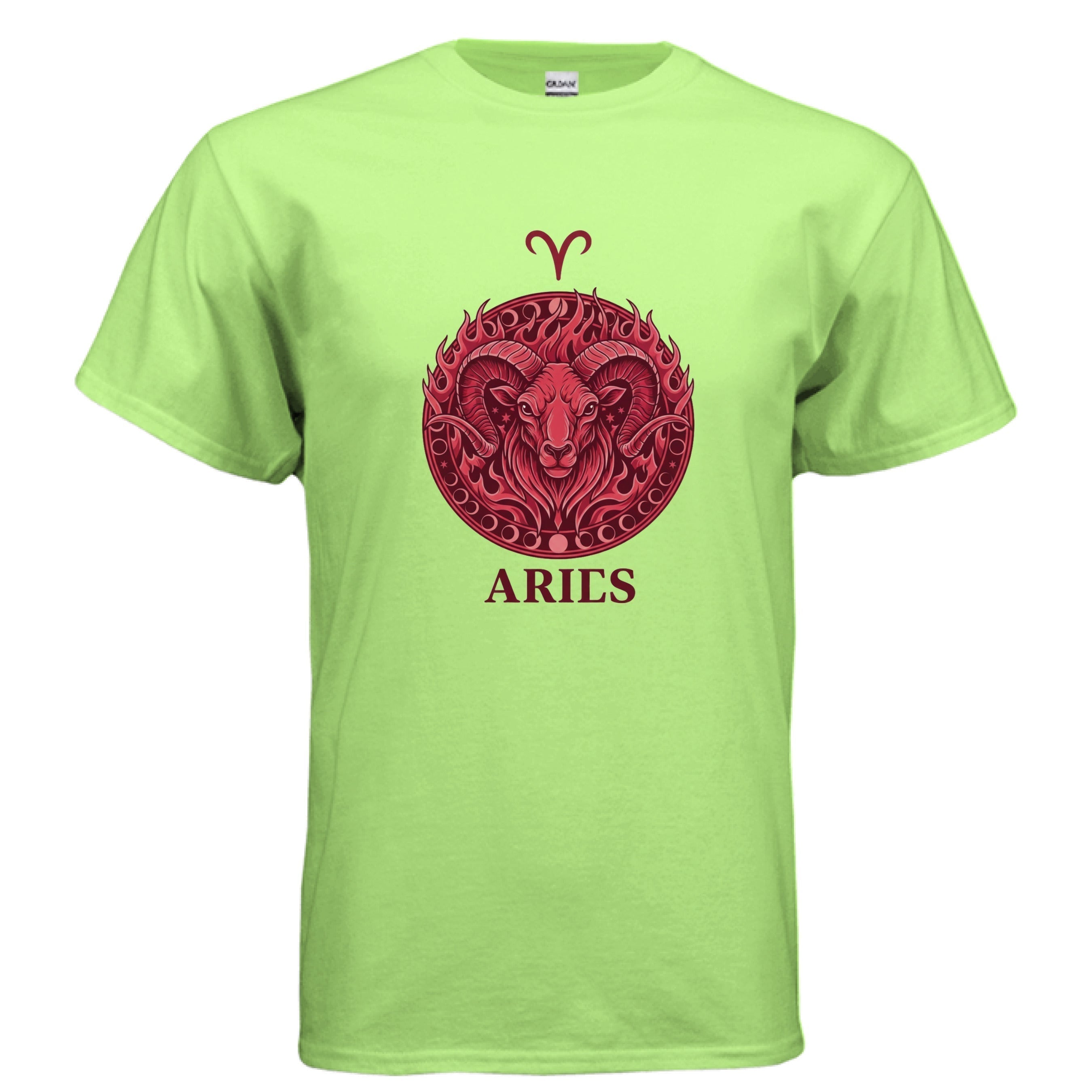 NEON GREEN - FRONT Gildan G500 Adult T-Shirt