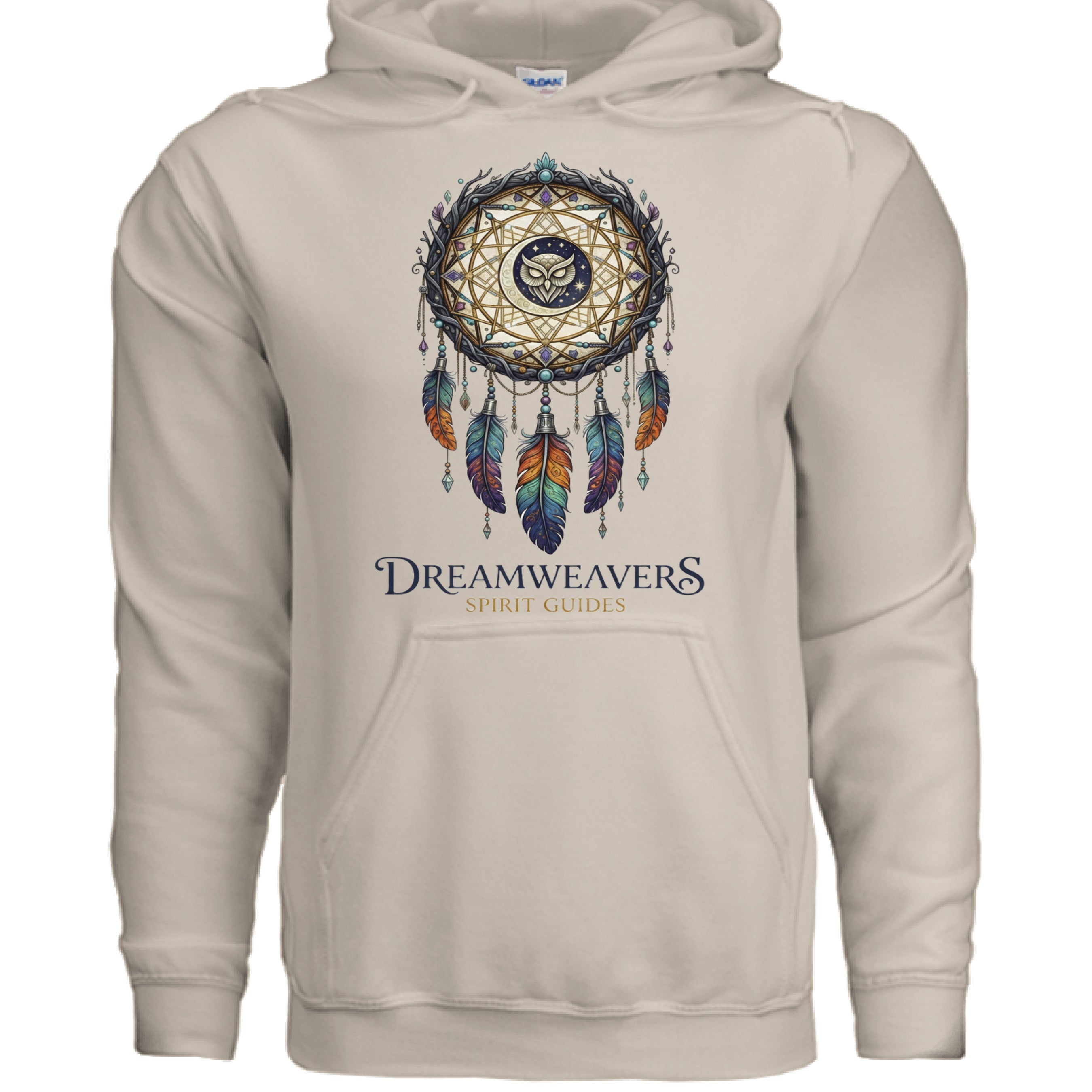 SAND - FRONT Gildan G185 Adult Heavy Blend