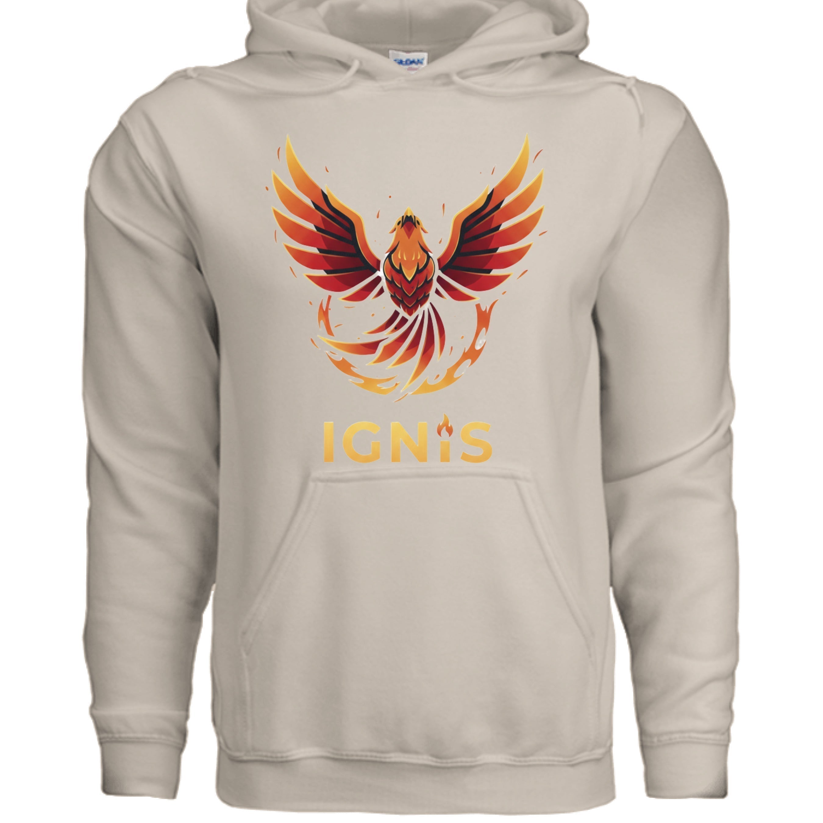 SAND - FRONT Gildan G185 Adult Heavy Blend