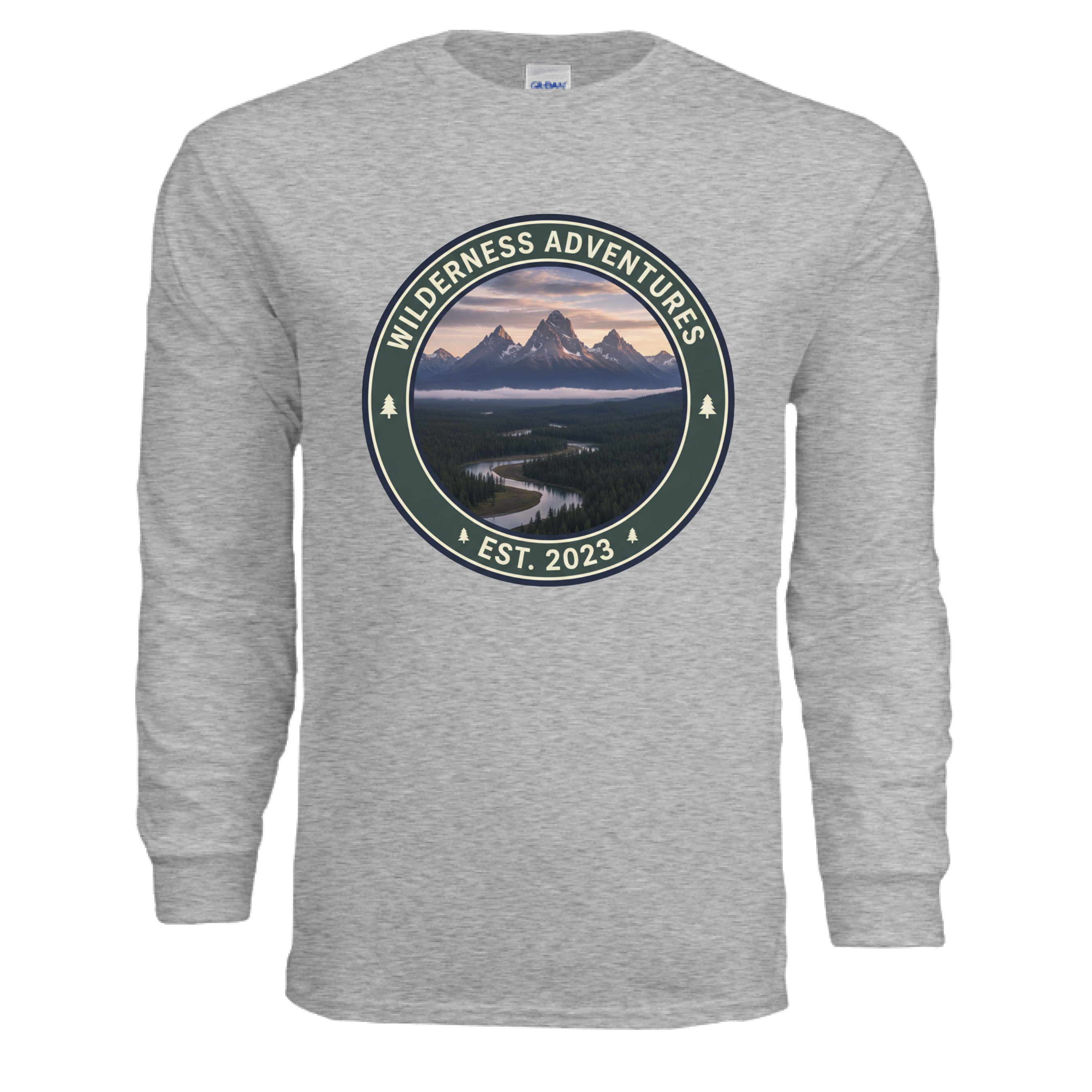 SPORT GREY - FRONT Gildan G240 Adult Ultra Cotton