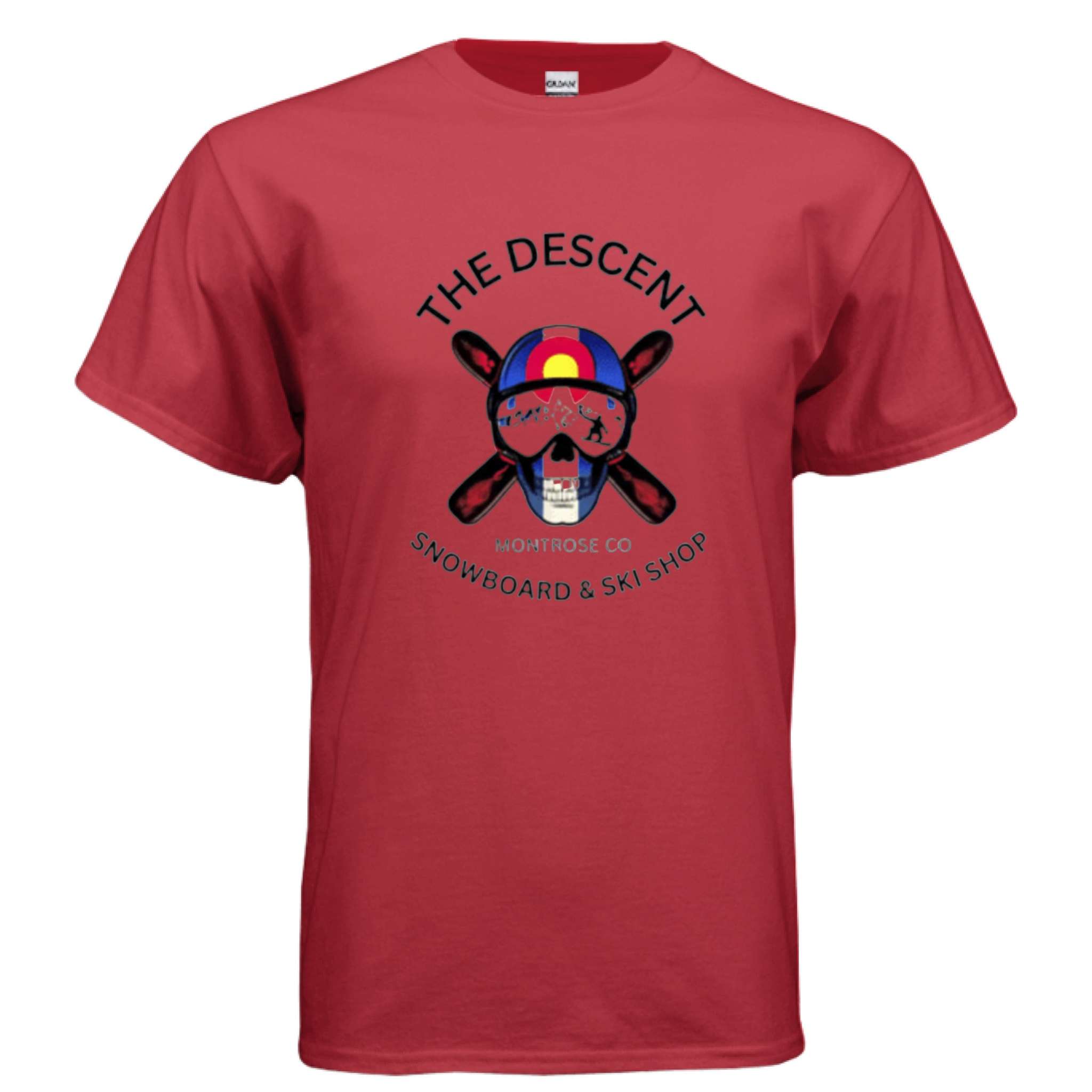 RED - FRONT Gildan G500 Adult 5.3 oz. T-Shirt