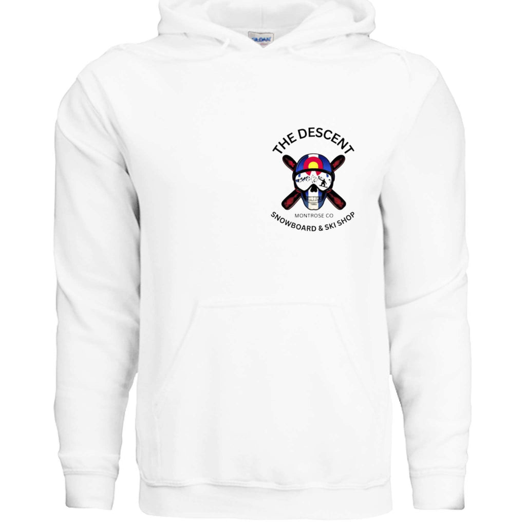 WHITE - FRONT Gildan G185 Adult Heavy Blend