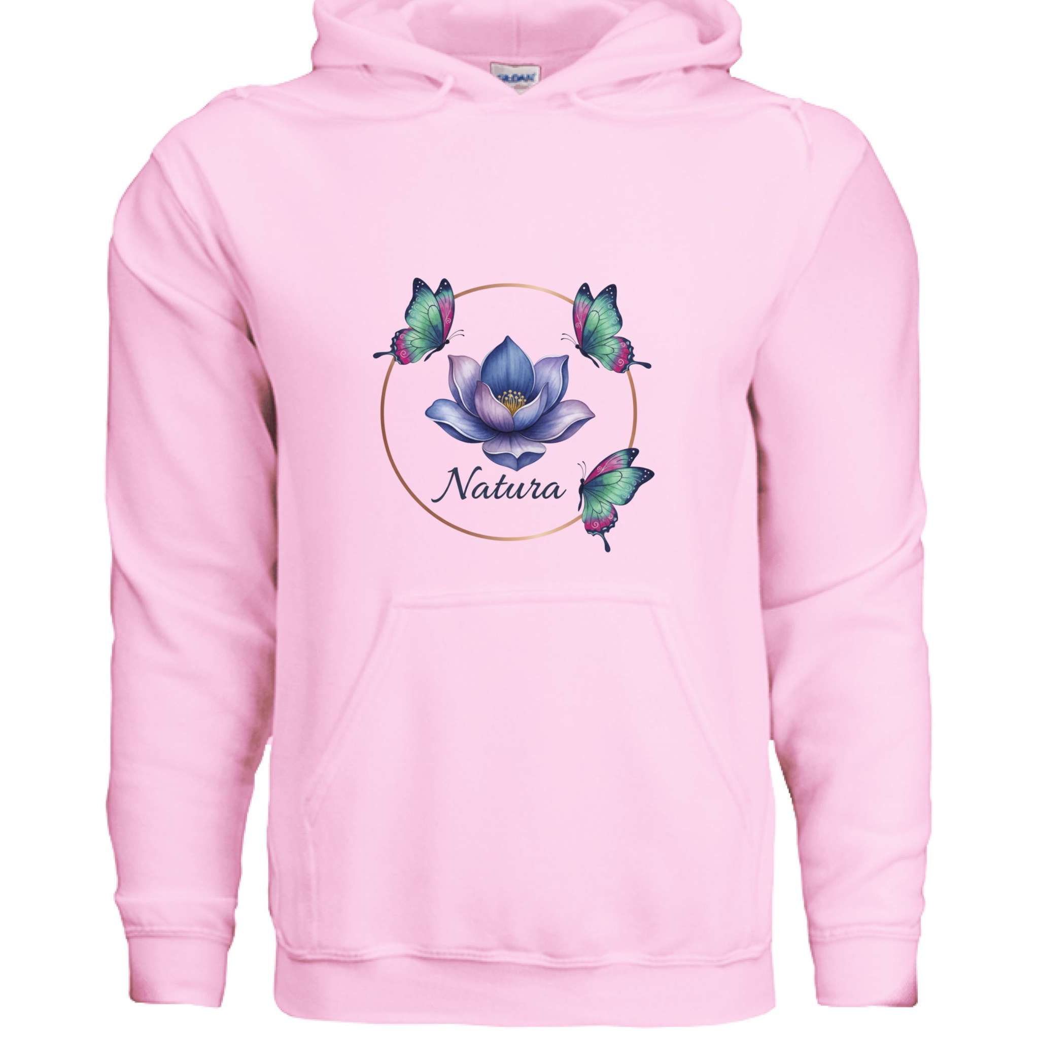 LIGHT PINK - FRONT Gildan G185 Adult Heavy Blend