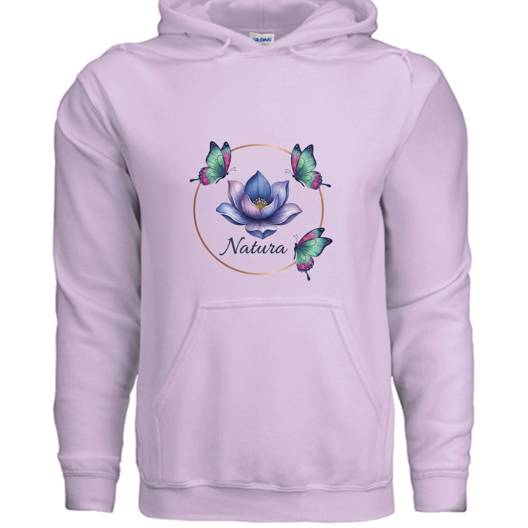 Orchid - FRONT Gildan G185 Adult Heavy Blend