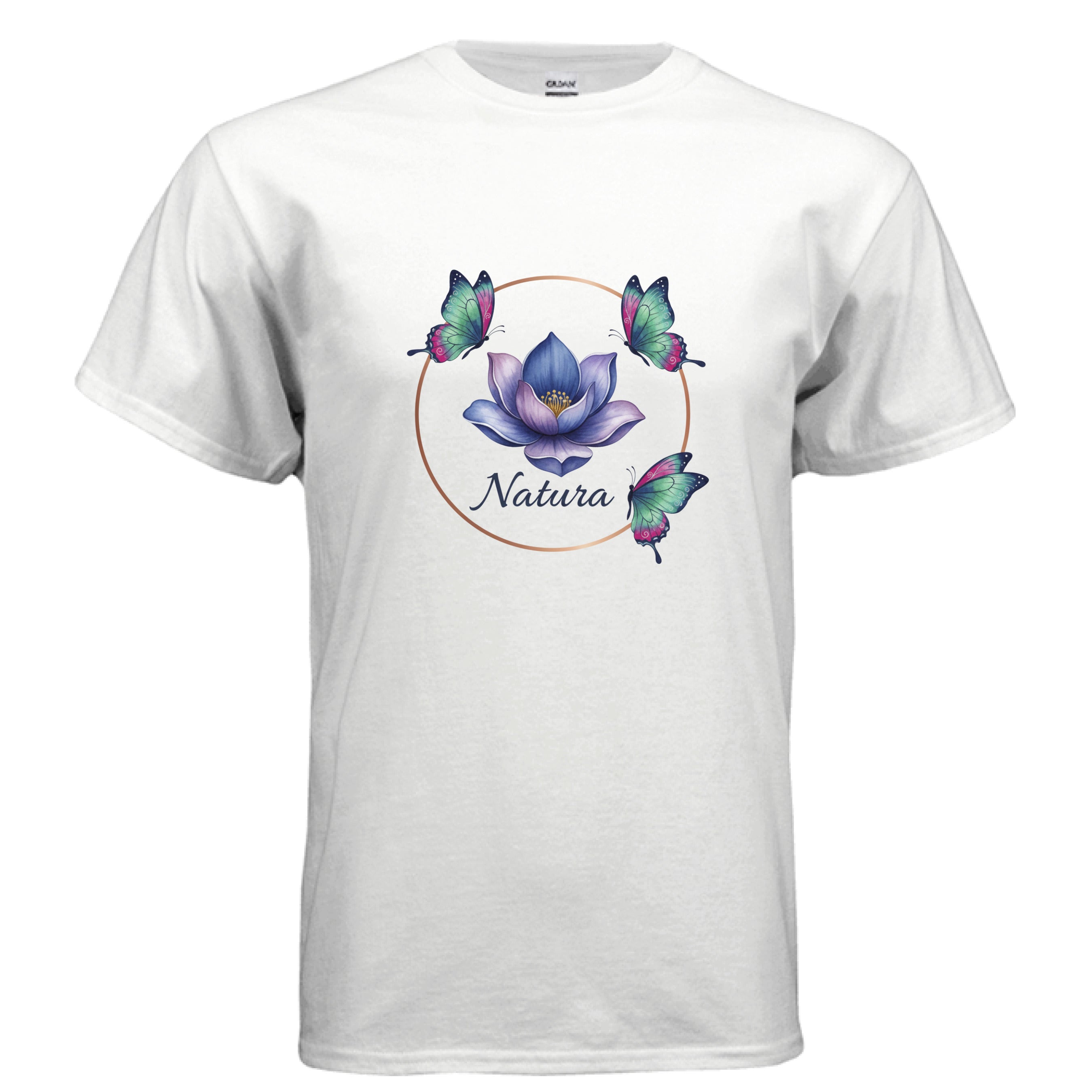 WHITE - FRONT Butterflies T-shirt