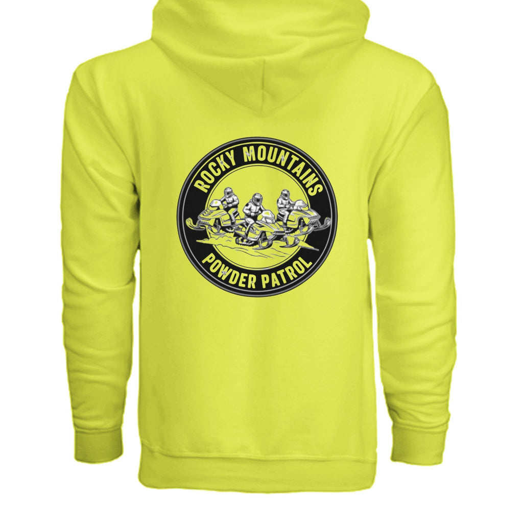 SAFETY GREEN - BACK Gildan G186 Adult Heavy Blend