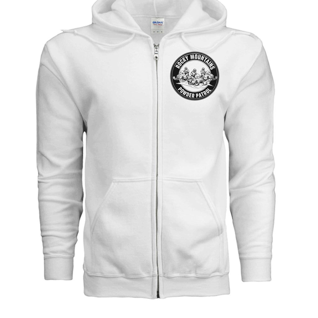 WHITE - FRONT Gildan G186 Adult Heavy Blend