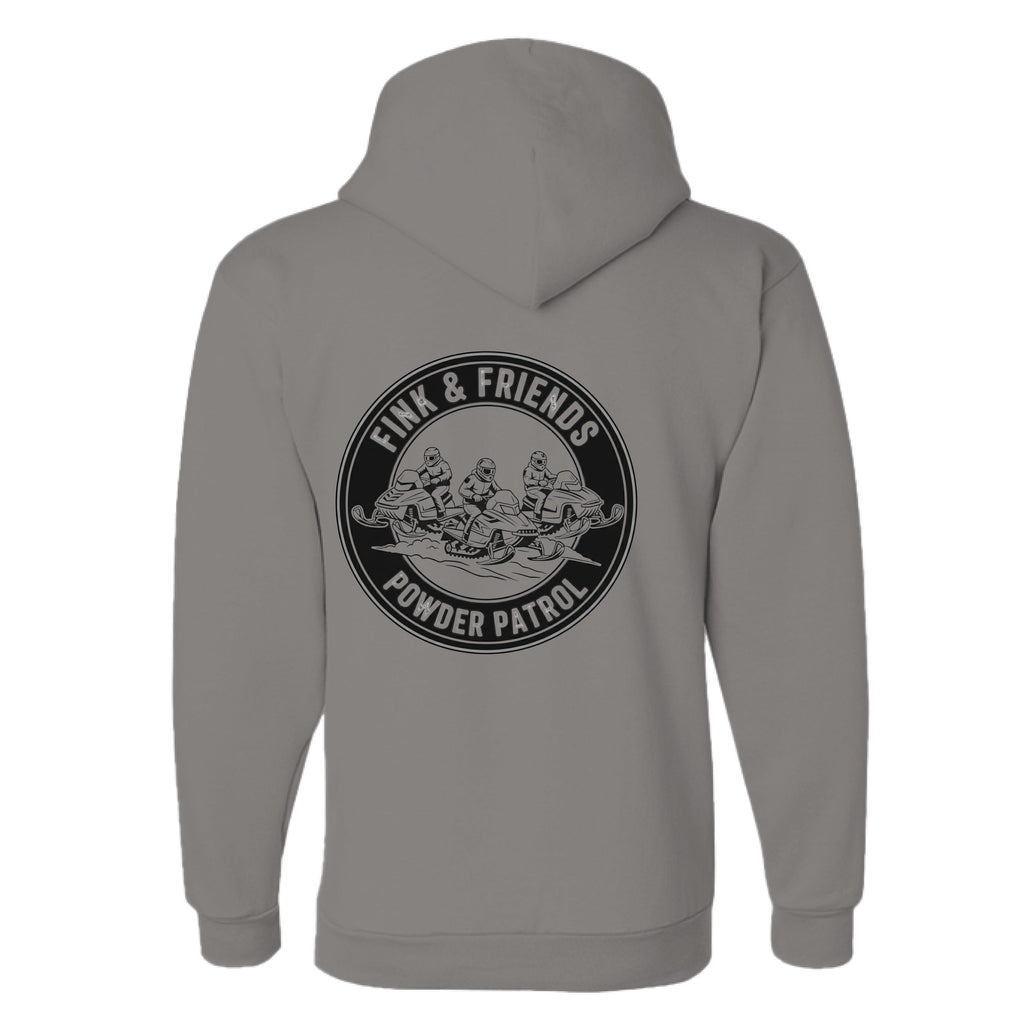 Stone Grey - BACK Double Dry Eco Pullover Hood