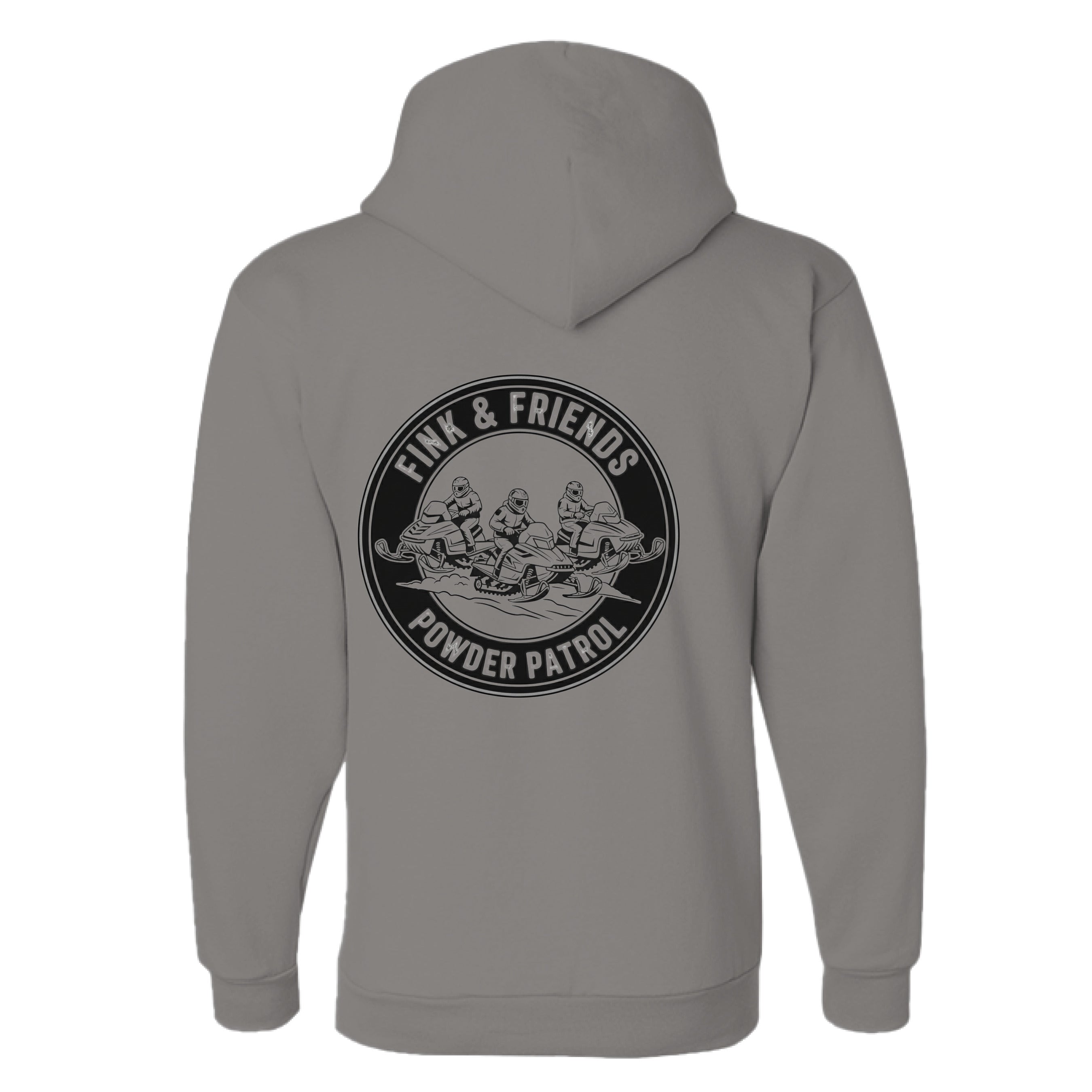 Stone Grey - BACK Double Dry Eco Pullover Hood