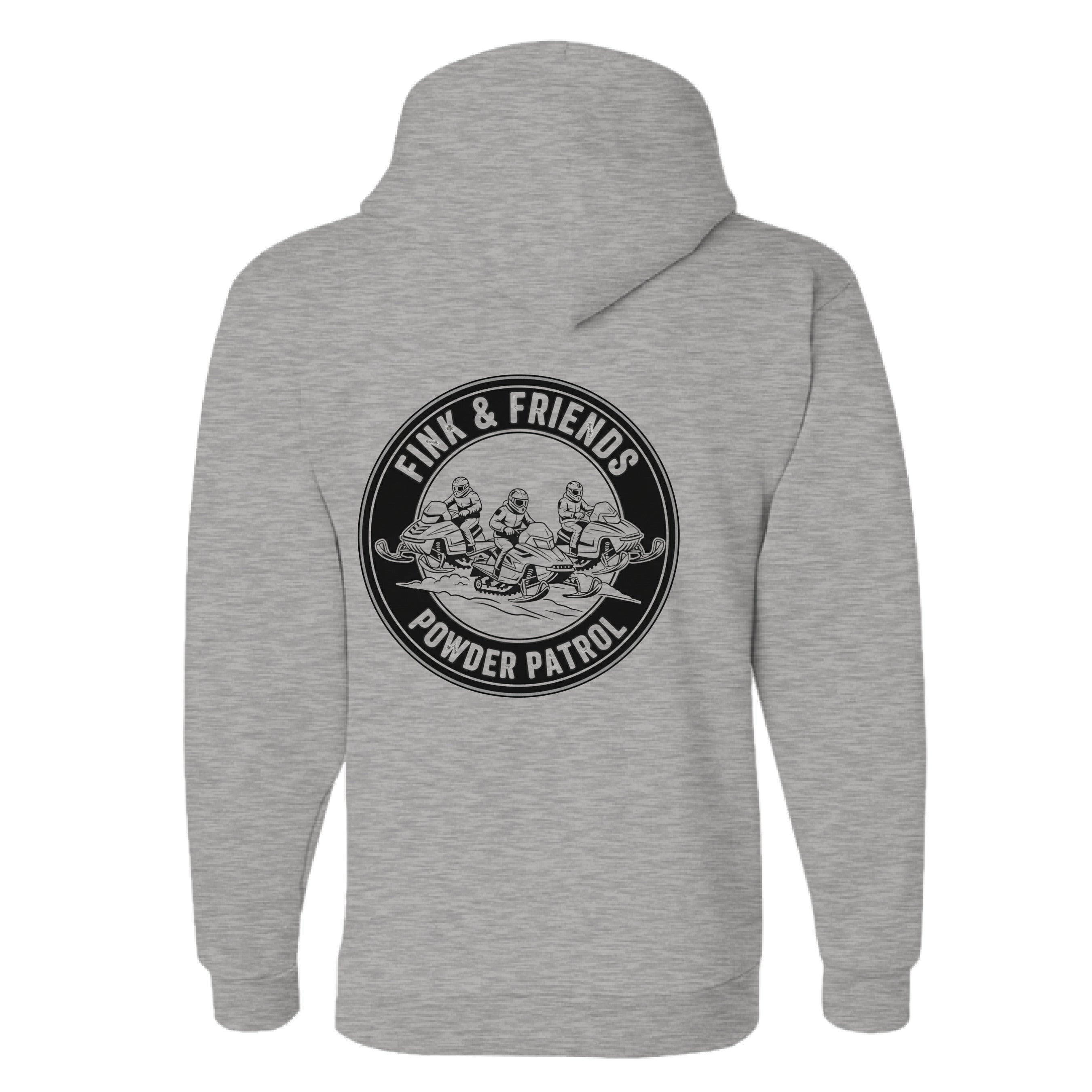 Silver Grey - BACK Double Dry Eco Pullover Hood