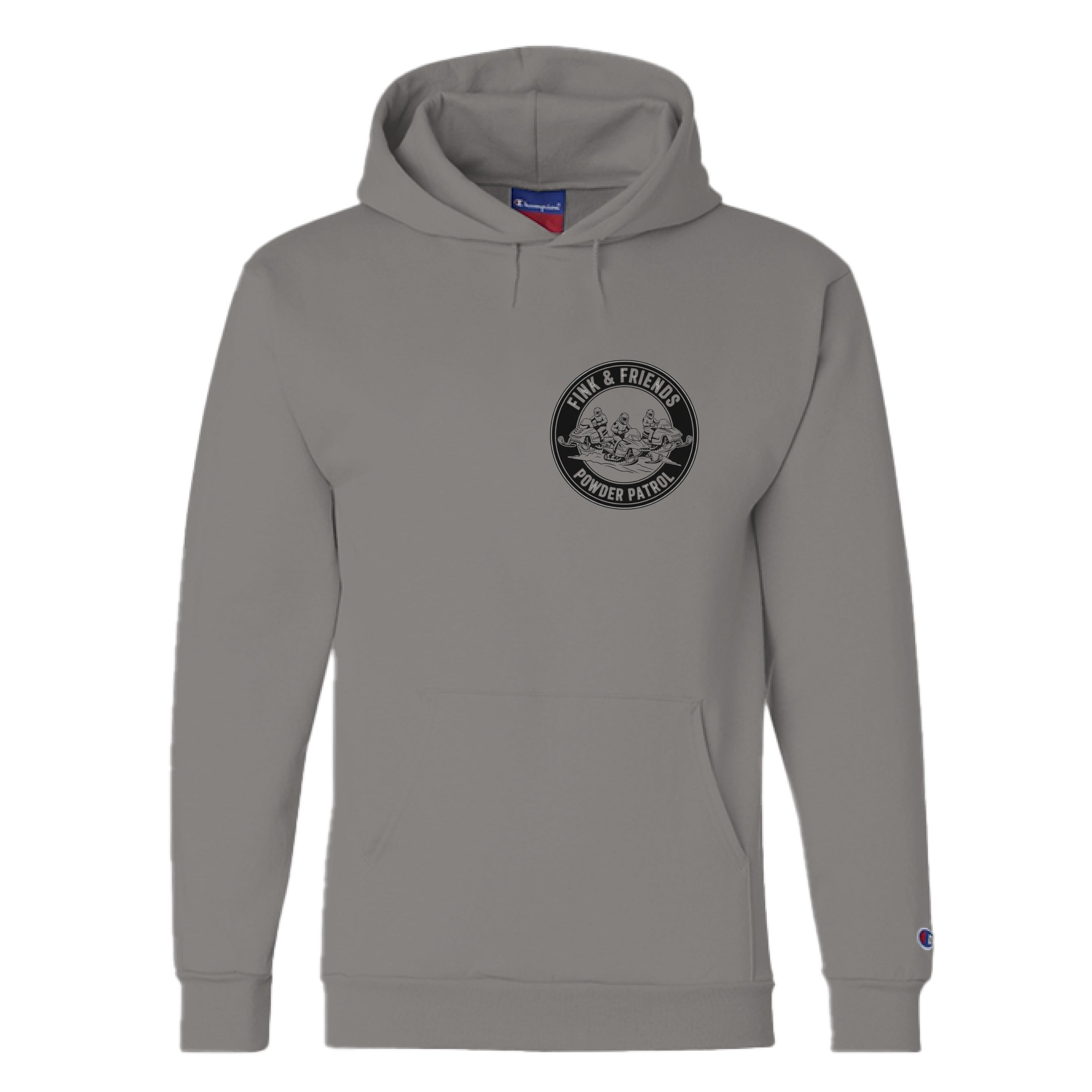 Stone Grey - FRONT Double Dry Eco Pullover Hood