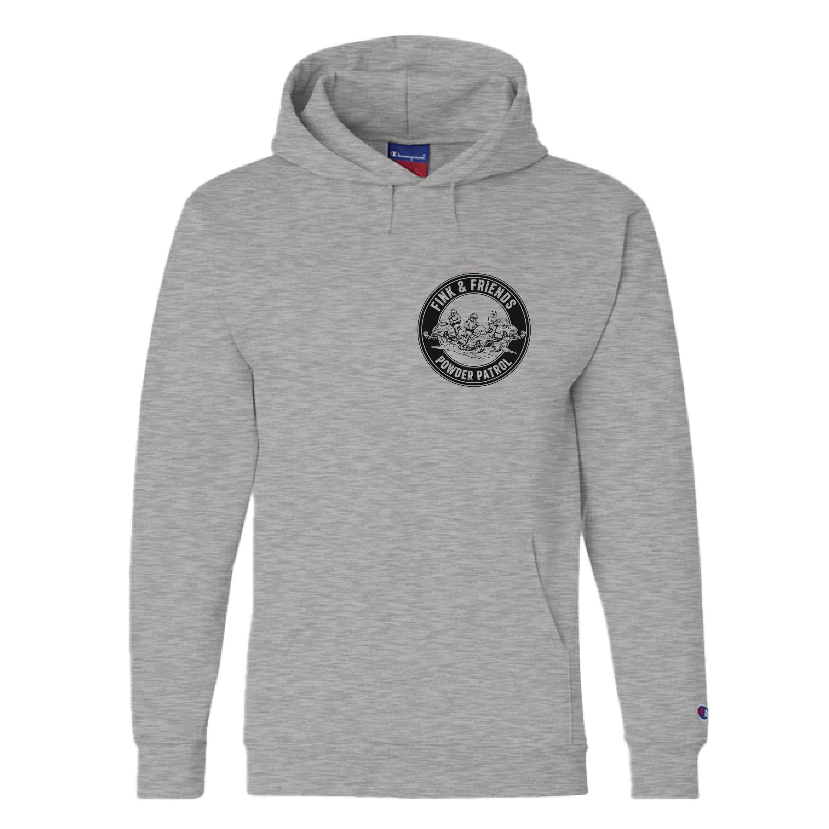 Silver Grey - FRONT Double Dry Eco Pullover Hood