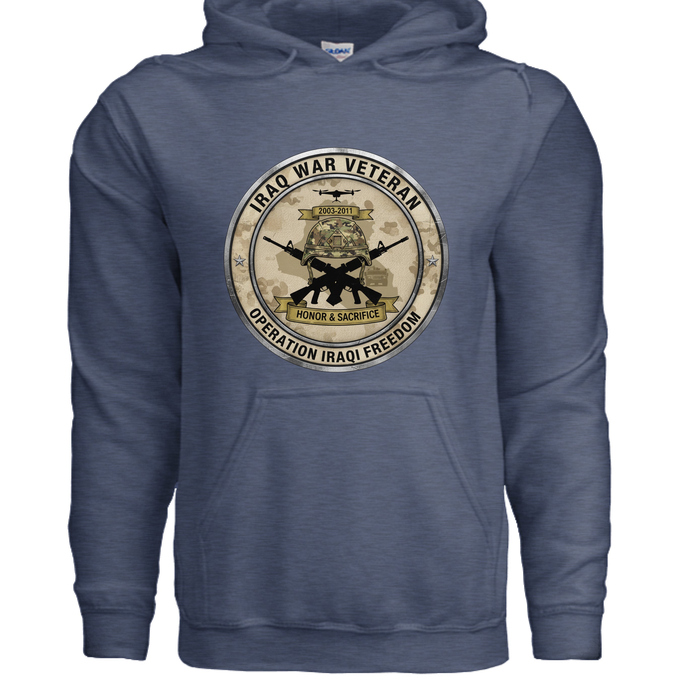 Heather Sport Dark Navy - FRONT