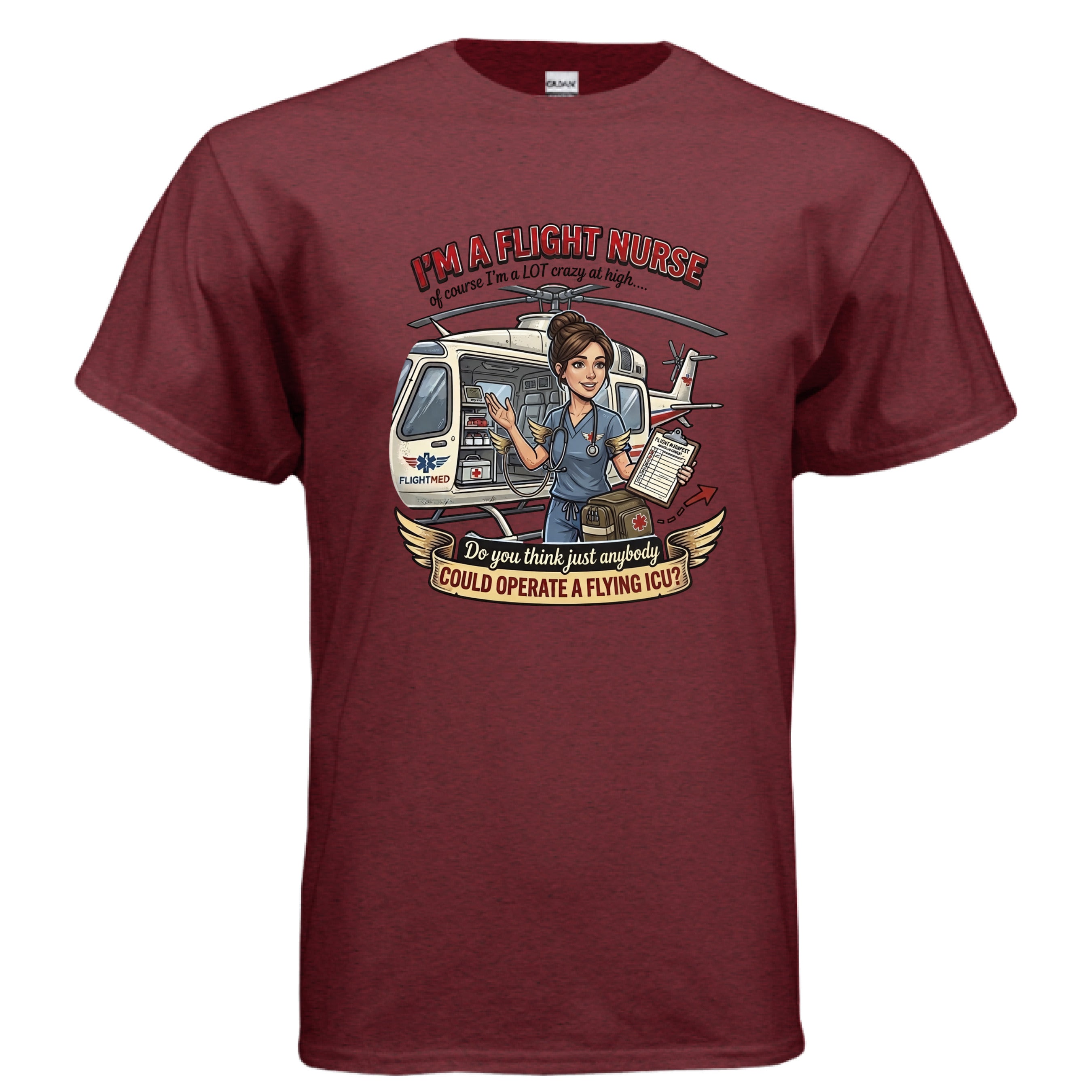 ANTIQUE CHERRY RED - FRONT